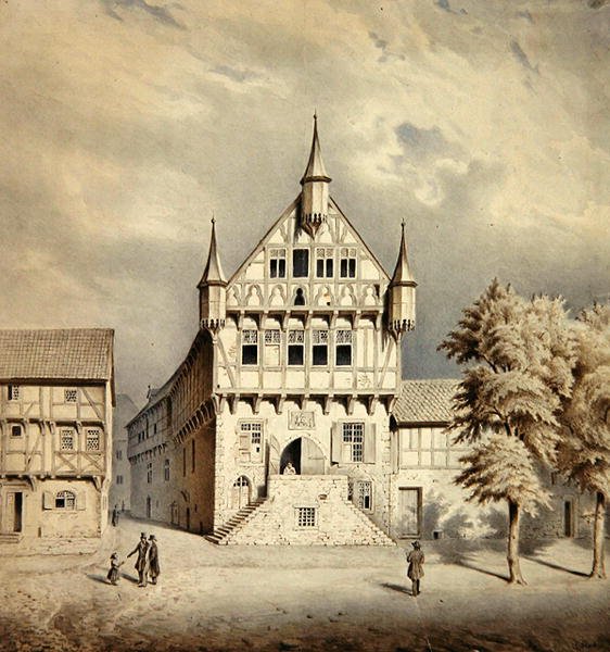 Rathaus von Fritzlar von Carl W.E. Fink