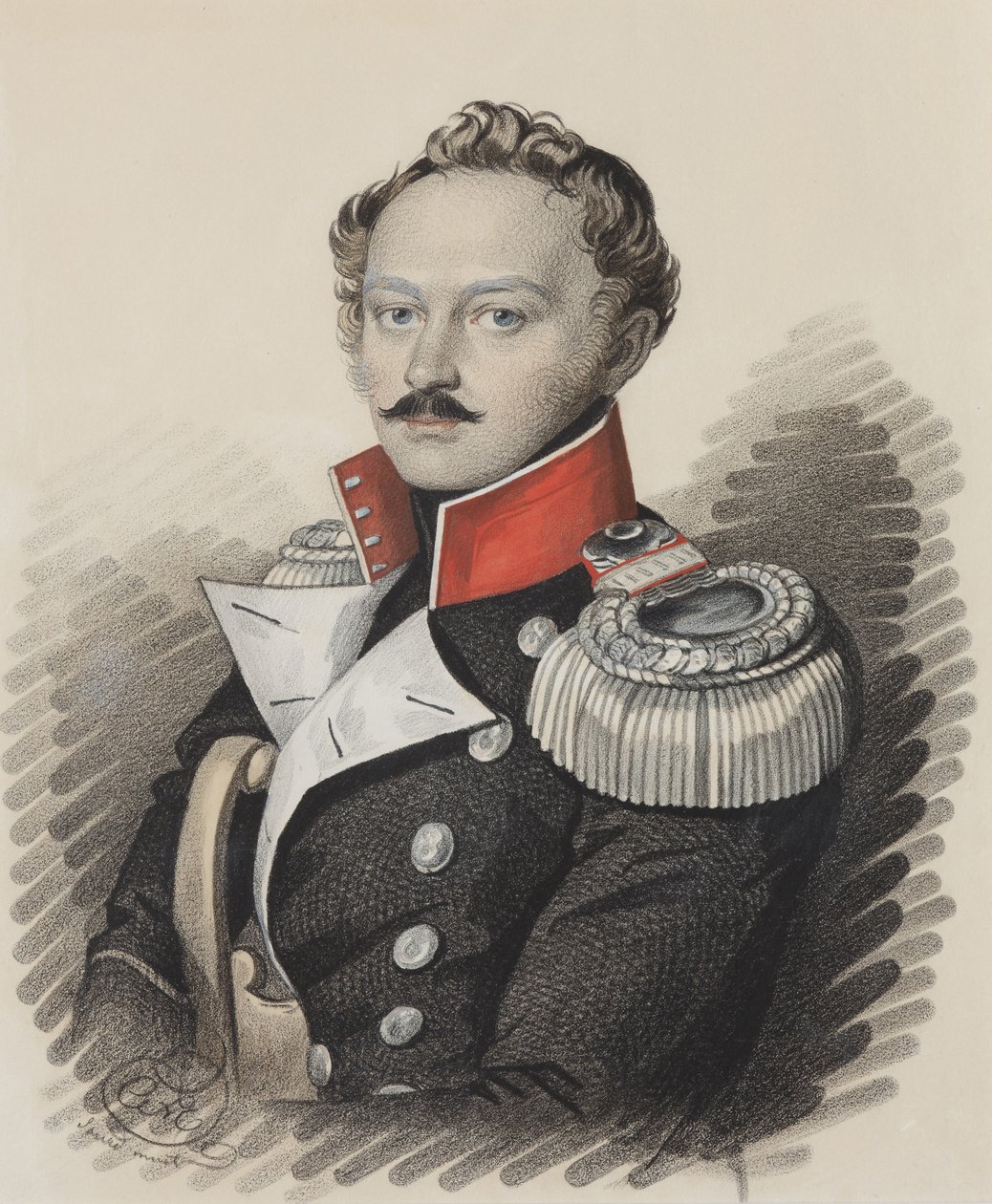 Porträt von Alexander Stepanovich Talyzin 1795-1858, Ende der 1820er Jahre von Carl von Hampeln