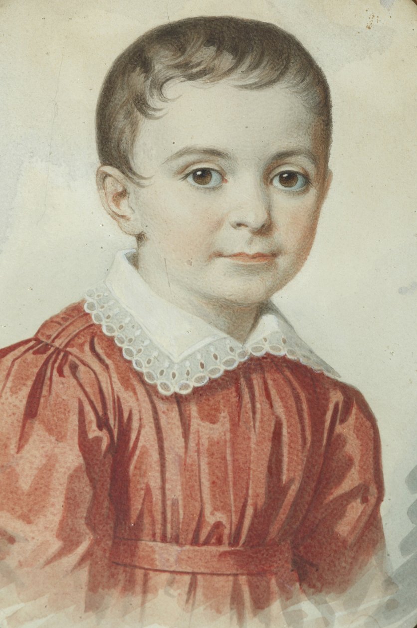 Porträt von Eugenia Kochubey als Kind, 1849 von Carl von Hampeln