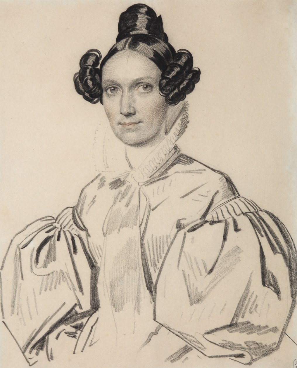 Porträt von Olga Nikolaevna Talyzina, geb. Zubova 1803-1882, frühe 1830er Jahre von Carl von Hampeln