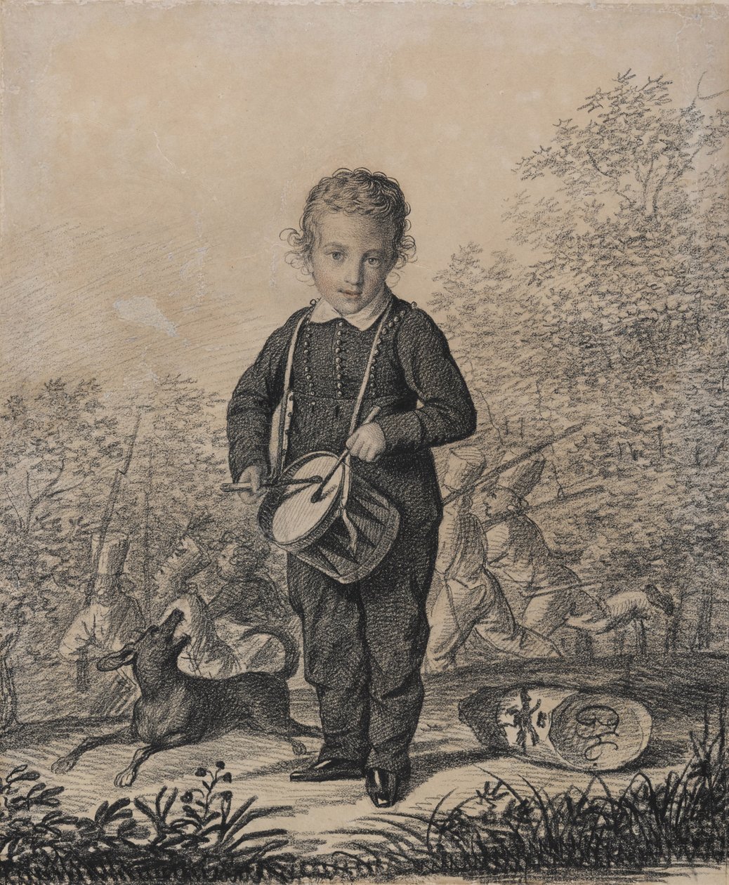 Porträt von Timofey Korsakov, frühe 1820er Jahre von Carl von Hampeln