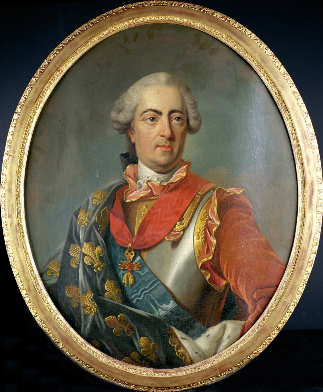 Porträt von König Ludwig XV. (1710-74) von Frankreich, mit dem Orden vom Goldenen Vlies von Carle van Loo