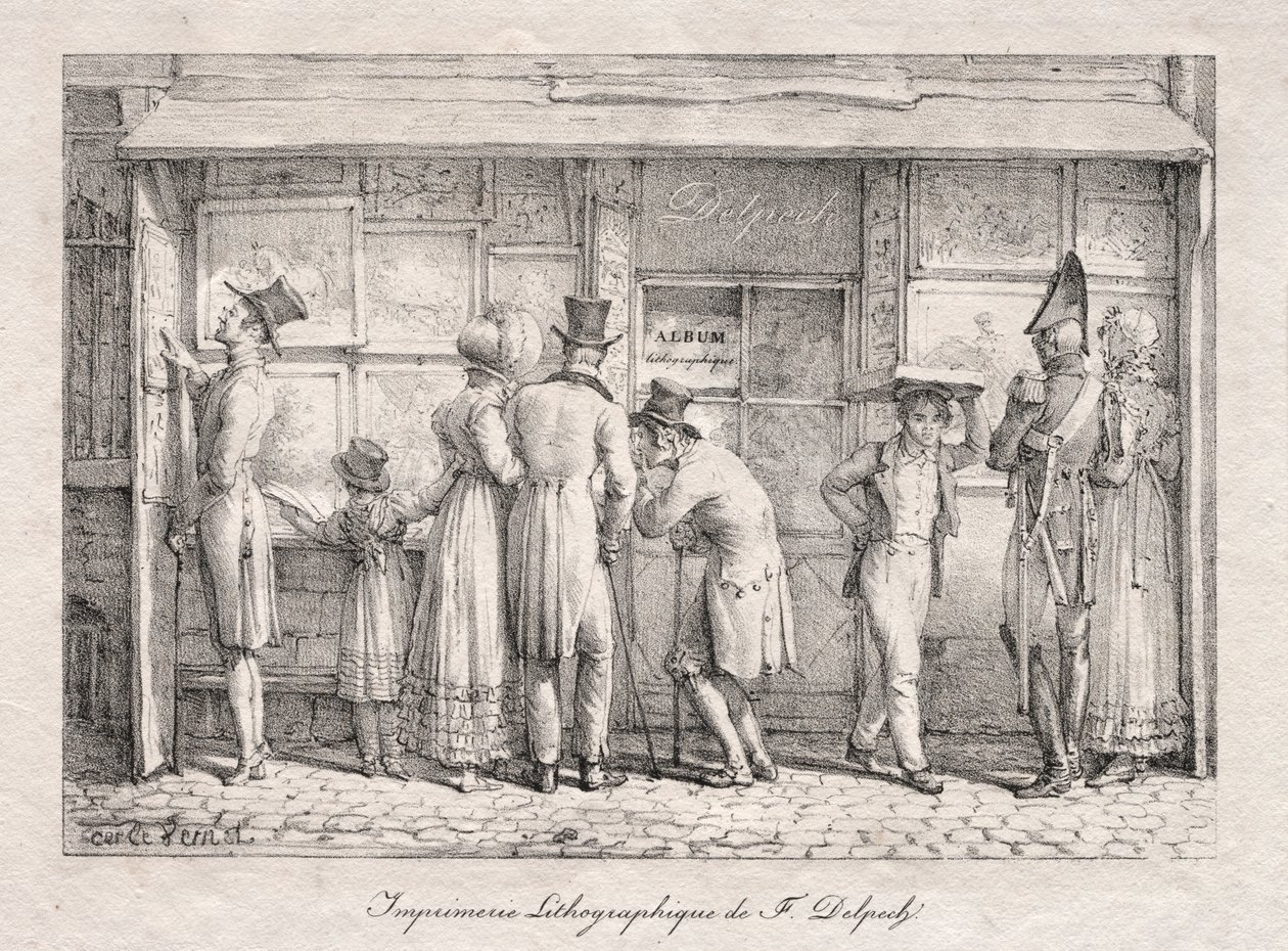 Delpech Lithographische Druckerei von Carle Vernet
