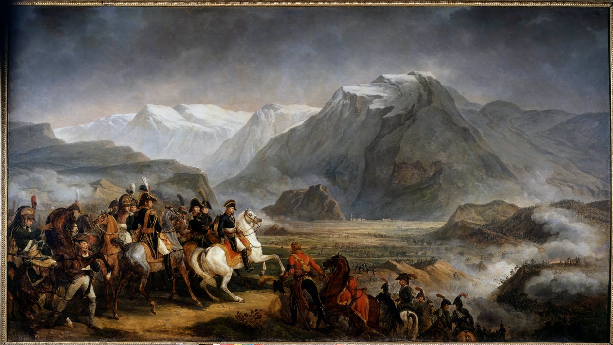 General Napoleon Bonaparte in der Schlacht von Rivoli von Carle Vernet