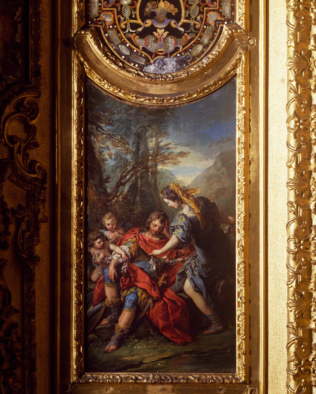 Armida fesselt Rinaldo, von Carle Van Loo, Königspalast, Turin, Italien von Carle van Loo