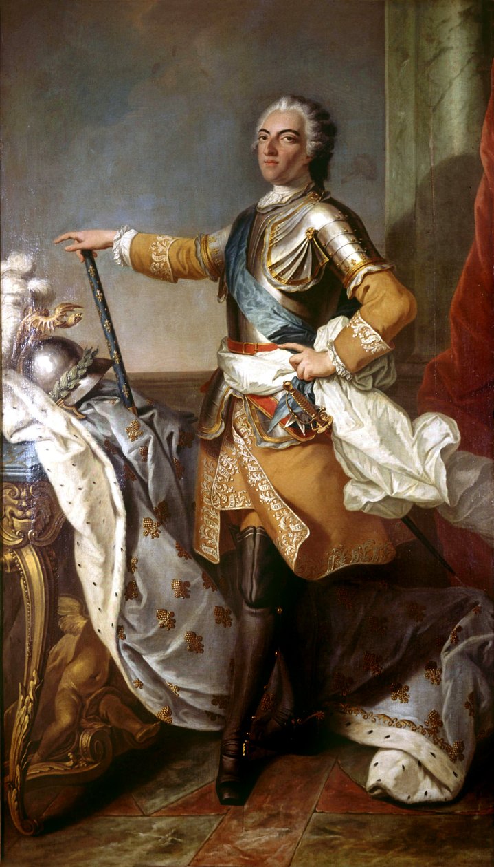 Louis XV (1710-1774) französischer König von Carle van Loo