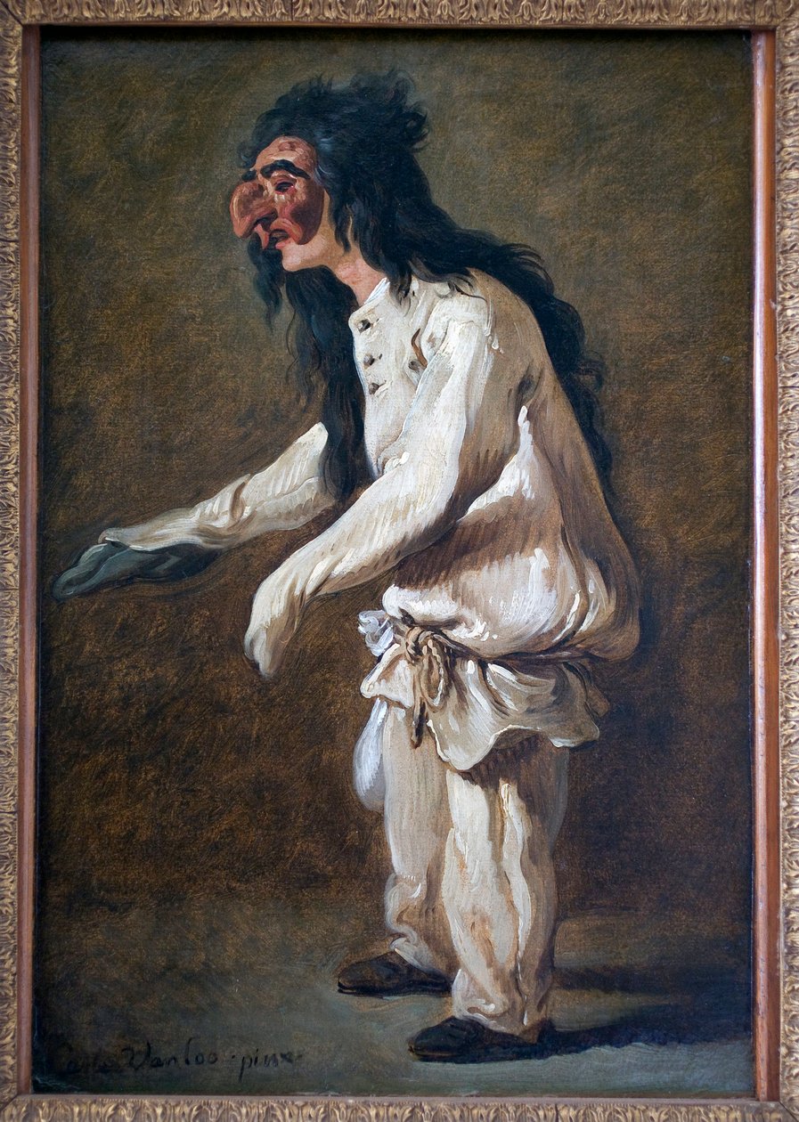 Polichinella (Pulcinella) von Carle van Loo