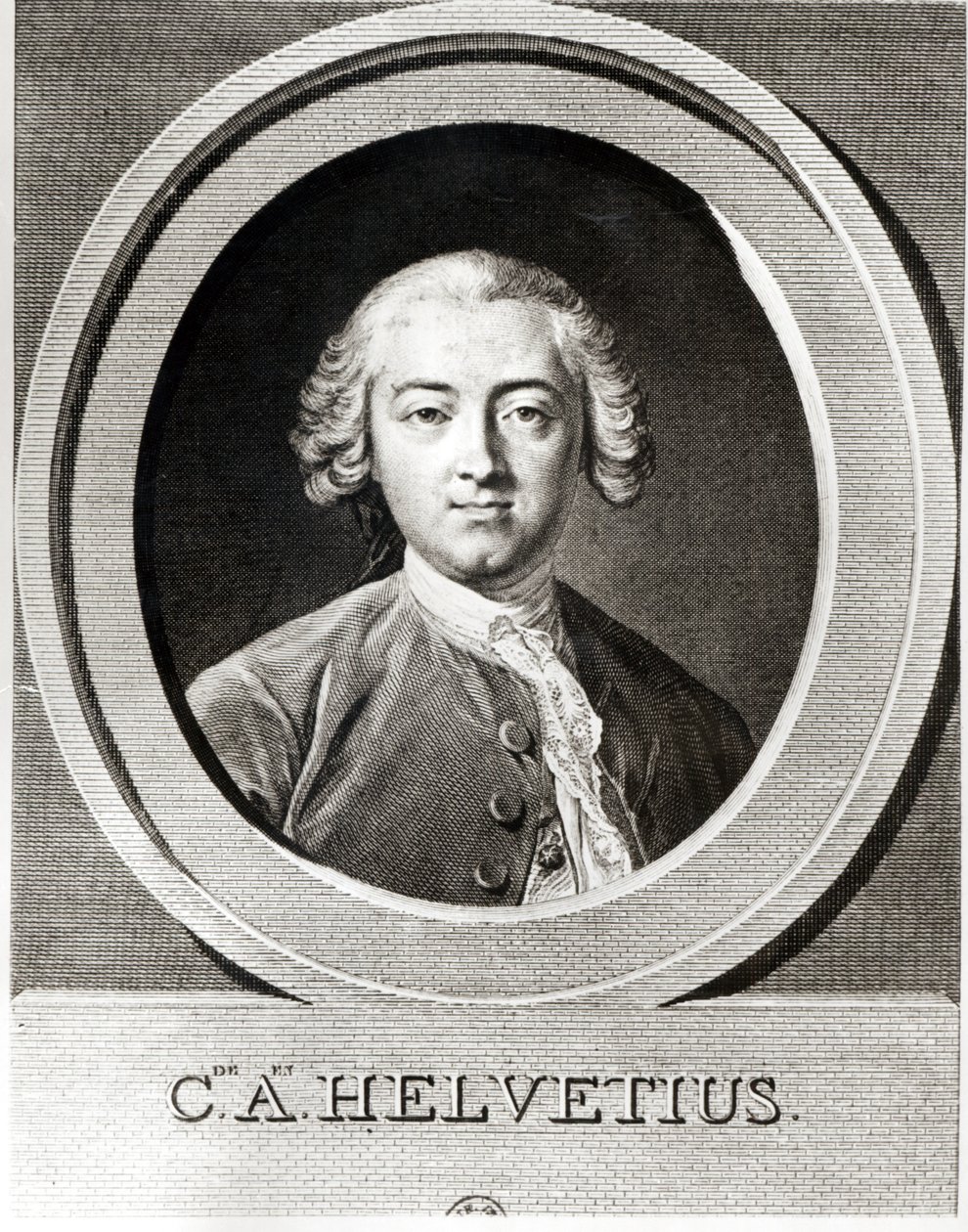 Porträt von Claude Adrien Helvetius (1715-1771), französischer Philosoph von Carle van Loo