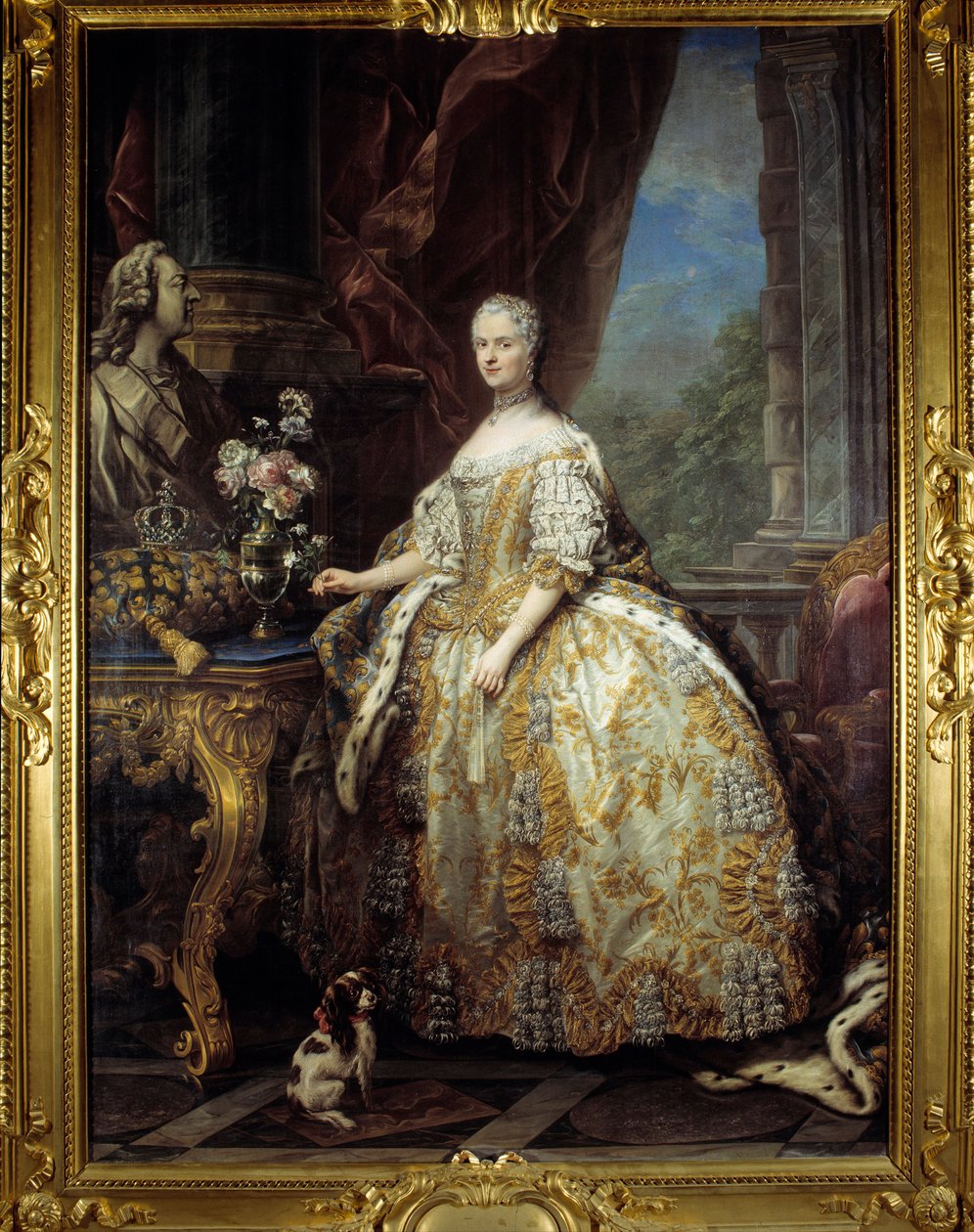 Porträt von Königin Maria Leszczyńska, Königin von Frankreich von Carle van Loo