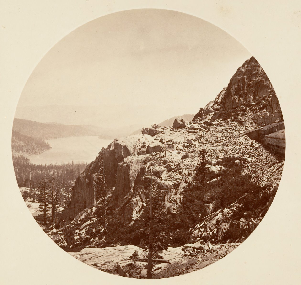 Donnersee. C. P. R. R, ca. 1878 von Carleton Emmons Watkins