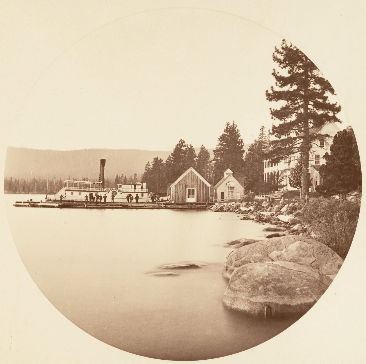 Yosemite-Nationalpark, Kalifornien, ca. 1878 von Carleton Emmons Watkins
