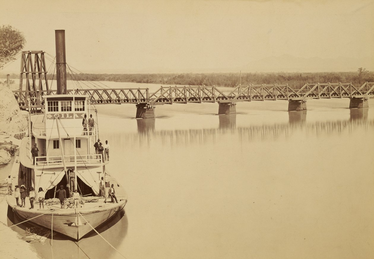[Brücke über den Colorado Yuma] von Carleton Watkins