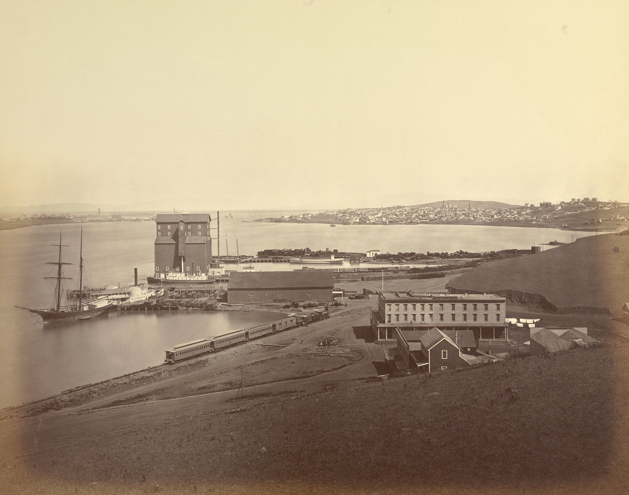 [Stadt Vallejo von Süd-Vallejo] von Carleton Watkins