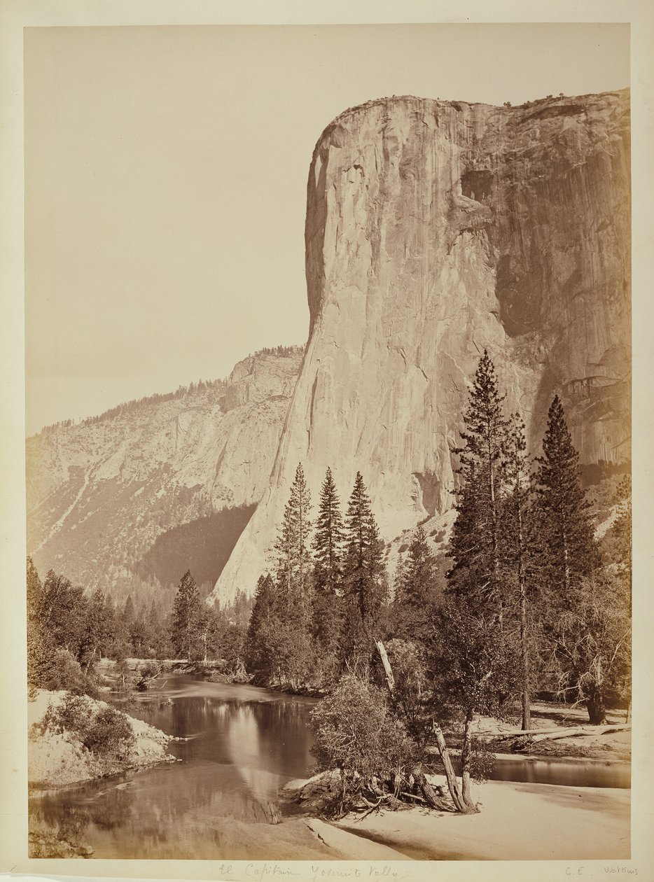 El Capitan, Yosemite-Tal von Carleton Watkins