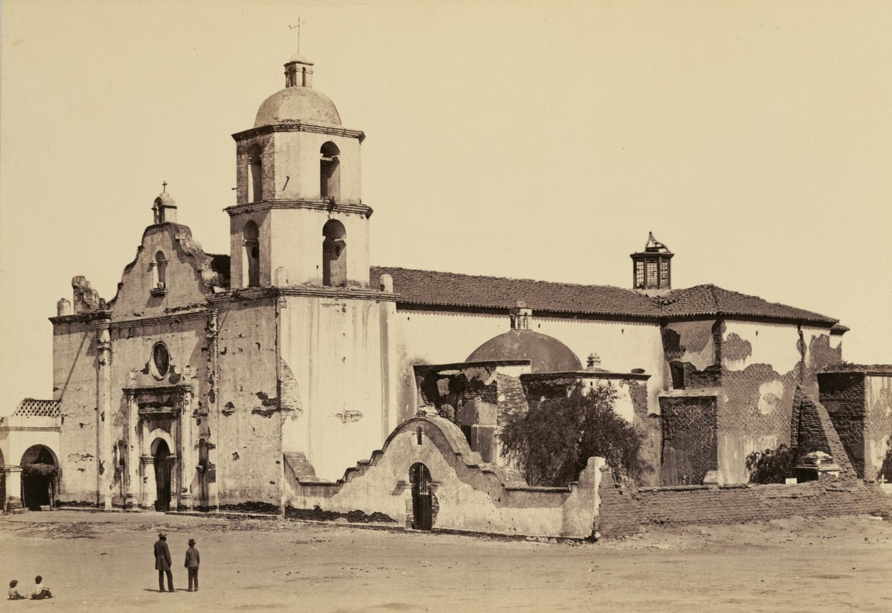 Mission, San Luis Rey de Francia von Carleton Watkins