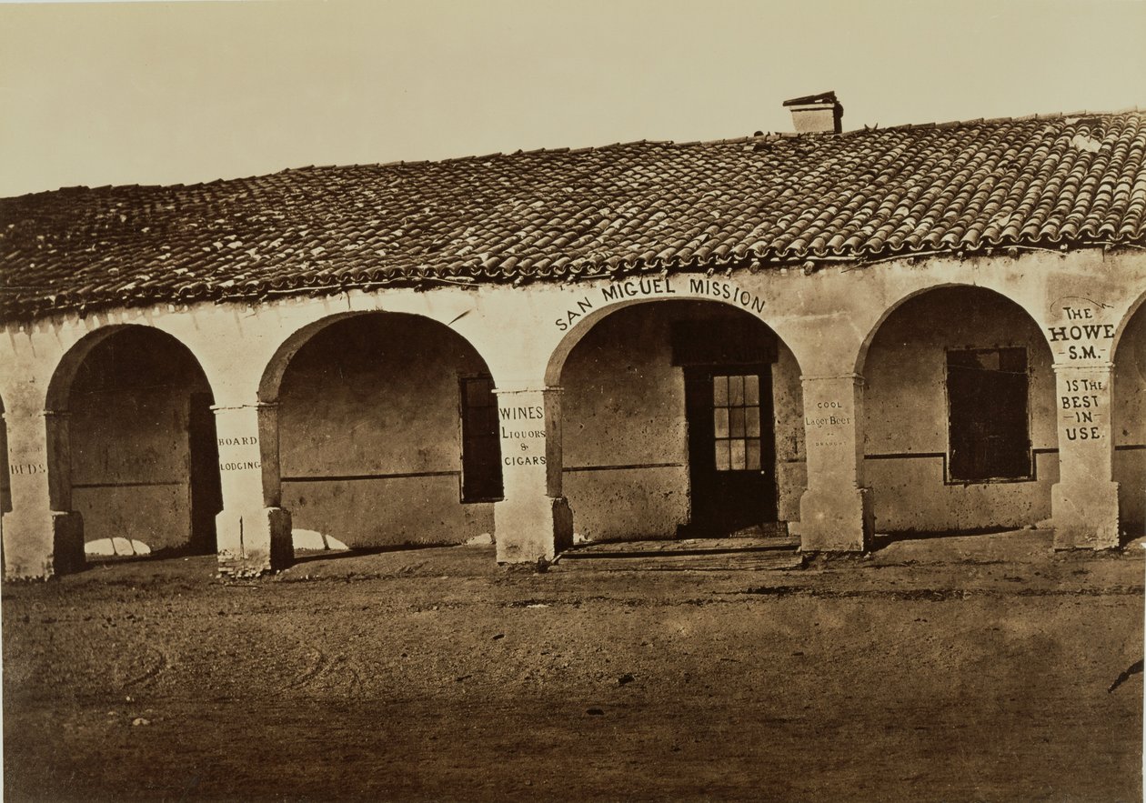 [San Miguel Mission] von Carleton Watkins