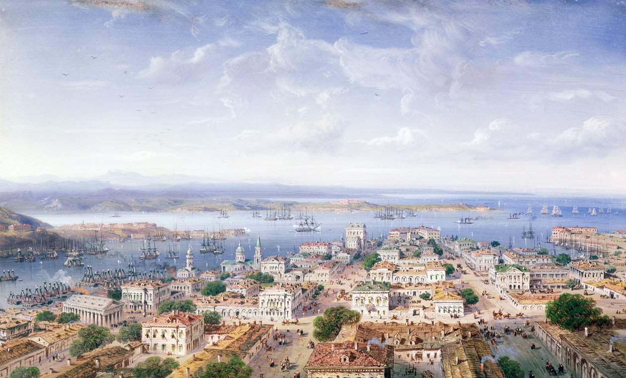 Ansicht von Sebastopol von Carlo Bossoli