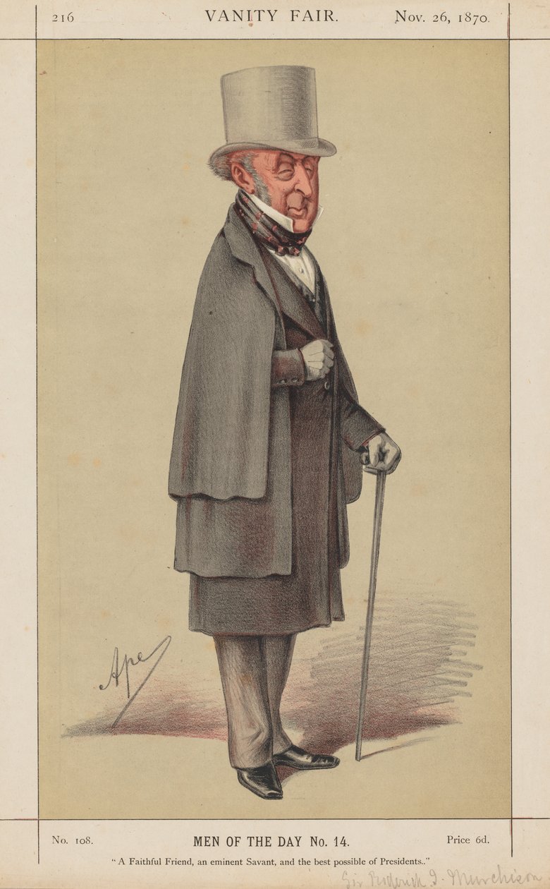 Vanity Fair: Männer des Tages Nr. 14 Ein treuer Freund, ein bedeutender Gelehrter ..., 1870 von Carlo