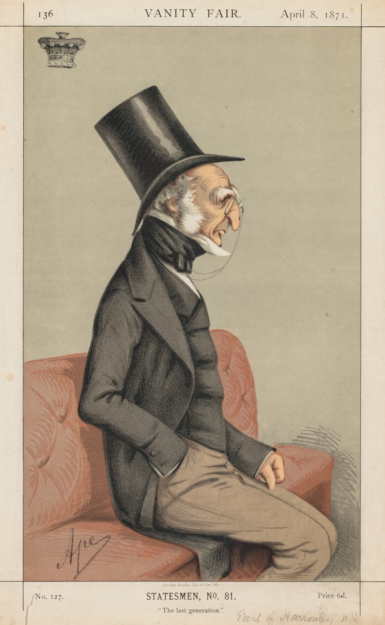 Vanity Fair: Staatsmann Nr. 81 Die letzte Generation, 1871 von Carlo