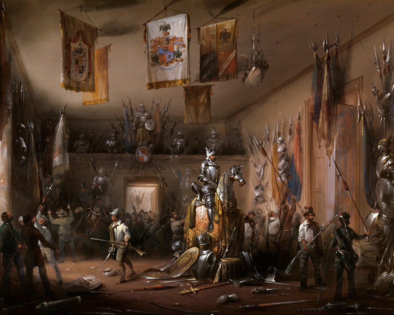 Risorgimento: Die Fünf Tage von Mailand (18.-22. März 1848) von Carlo Bossoli