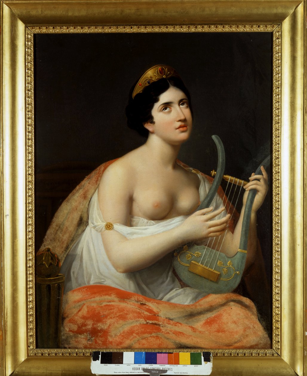 Porträt von Antonietta Fagnani Arese (1778-1847), Geliebte des italienischen Dichters Ugo Foscolo (1778-1827). Gemälde von Carlo Bruni 19. Jahrhundert von Carlo Bruni