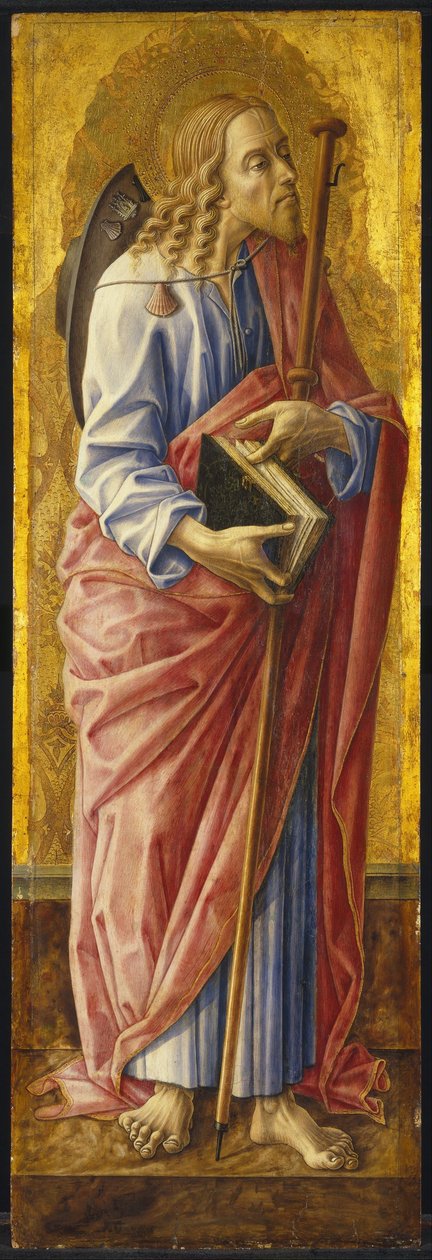 Der heilige Jakobus der Ältere, Teil eines Altars von Carlo Crivelli