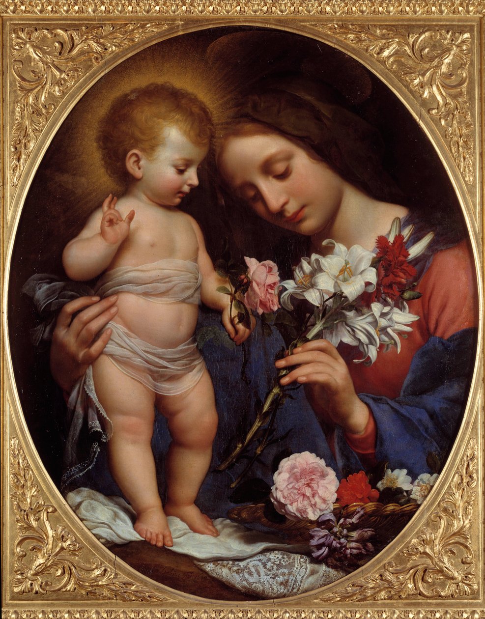 Die Jungfrau mit der Lilie (1642) von Carlo Dolci