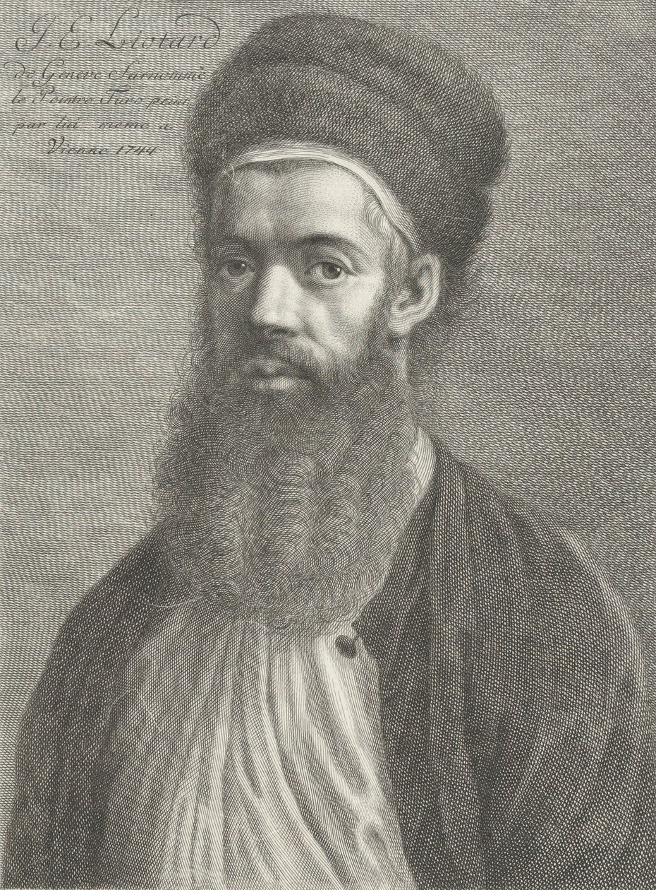 Selbstporträt in türkischer Tracht von Carlo Gregori