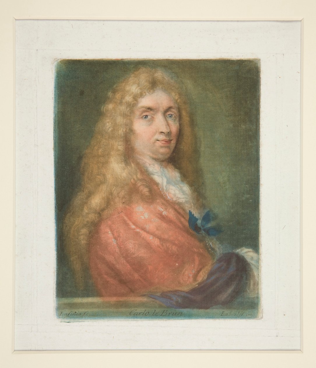 Charles Lebrun, aus Ritratti di pittori (Porträts von Malern) von Carlo Lasinio