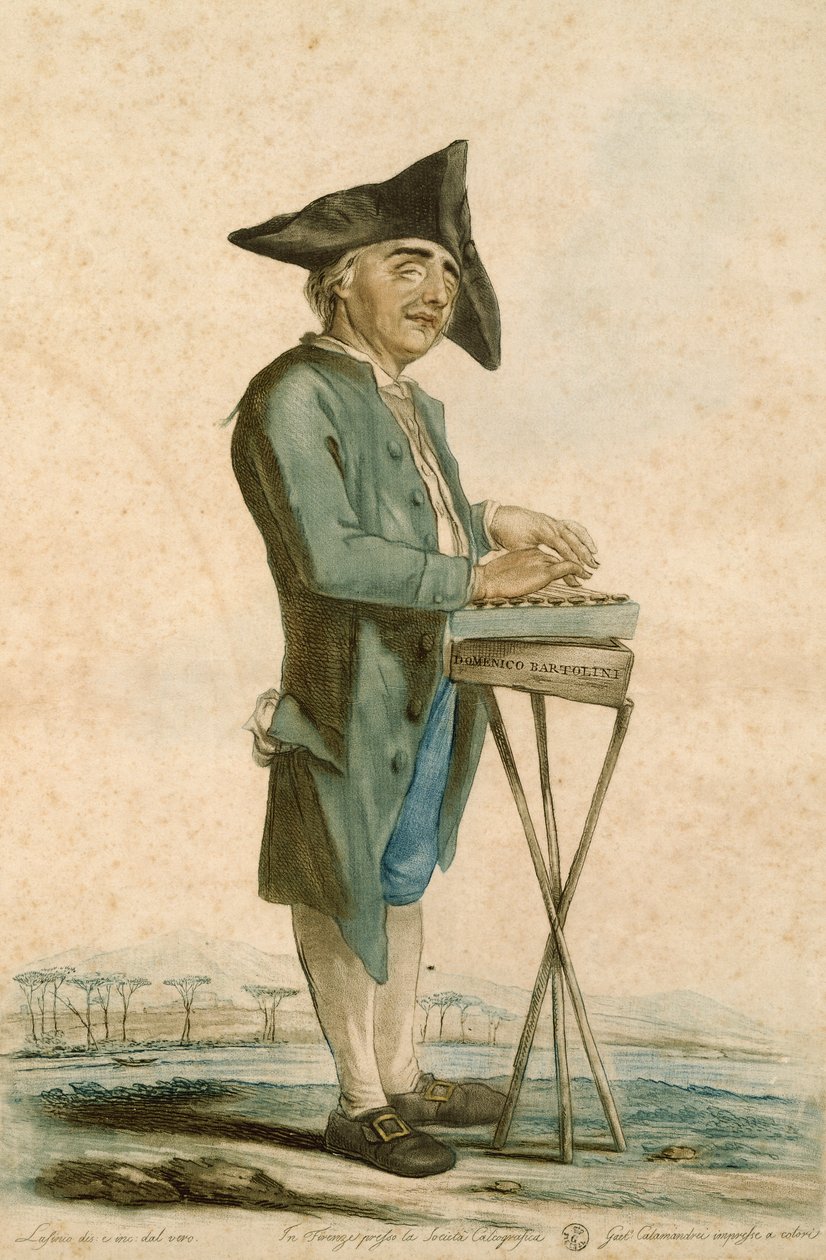 Domenico Bertolini, von Carlo Lasinio, Gravur von Carlo Lasinio