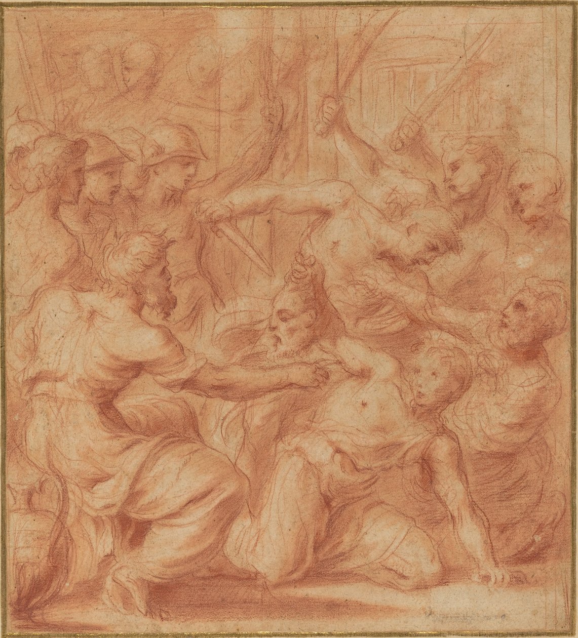 David bietet König Saul den Kopf von Goliath an von Carlo Maratta