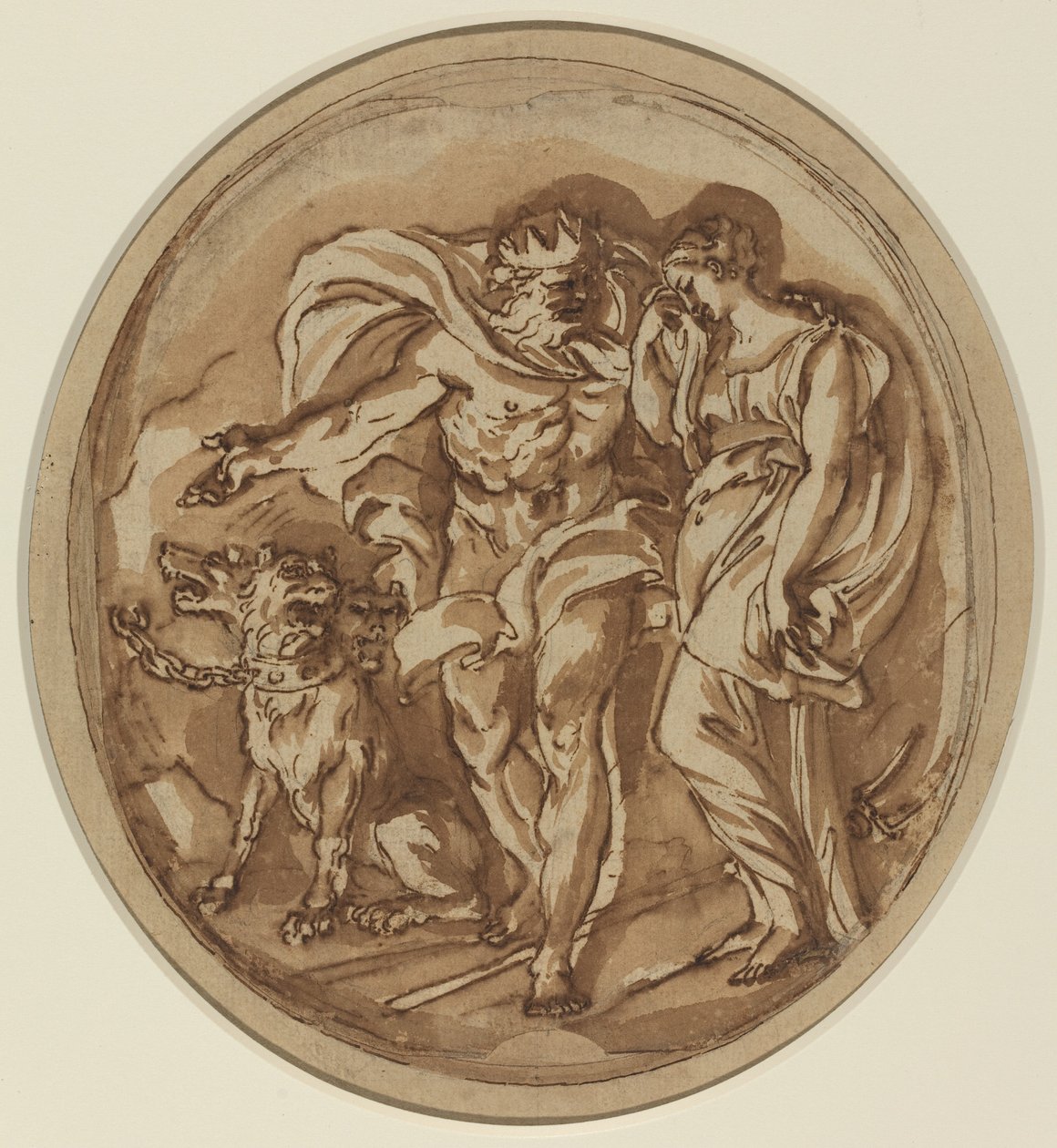 Pluto bringt Proserpina zu den Toren der Hölle von Carlo Maratta
