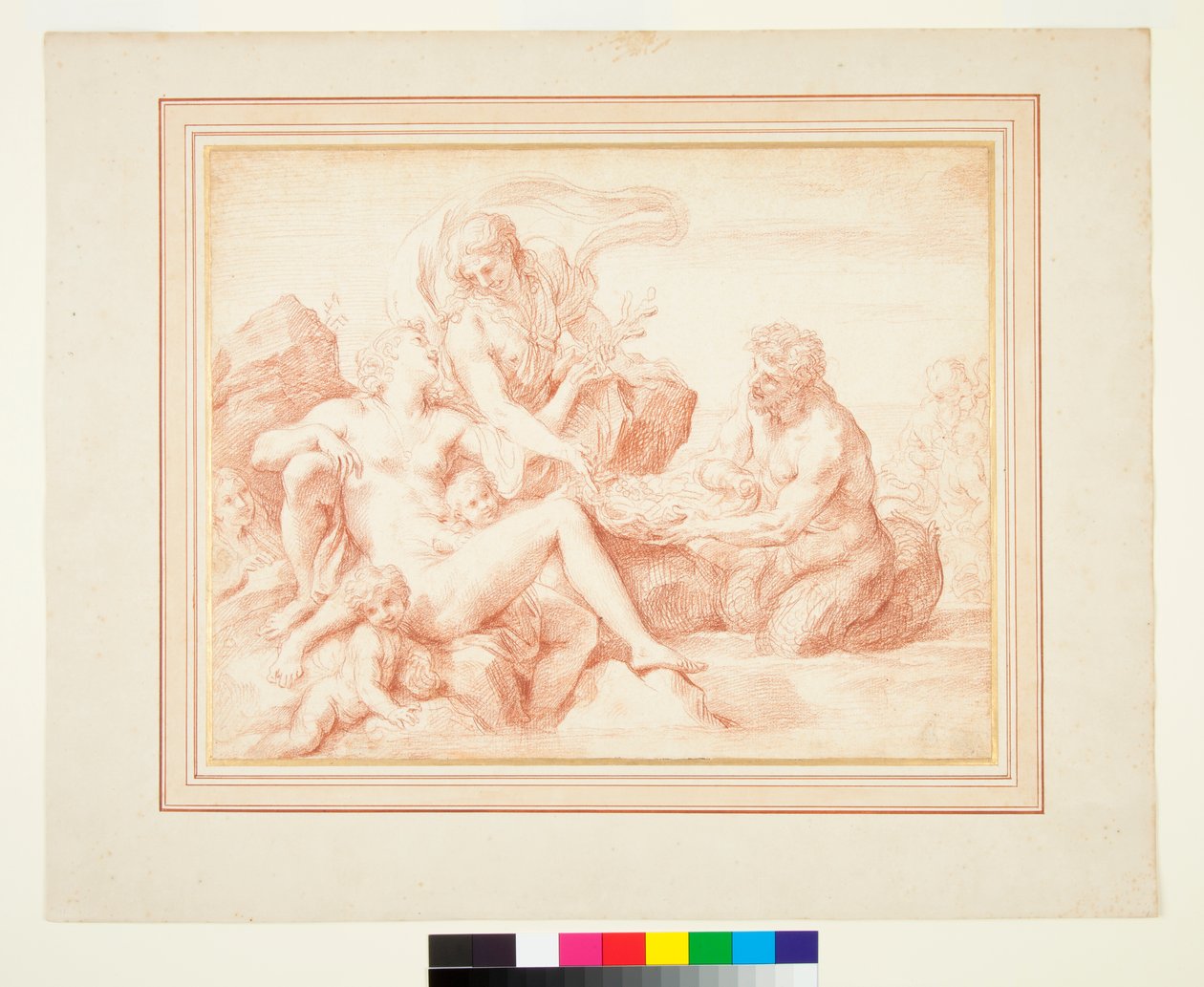 Ein Triton bringt Geschenke für Venus von Carlo Maratta or Maratti