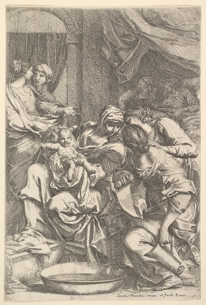 Die Geburt der Jungfrau von Carlo Maratta or Maratti