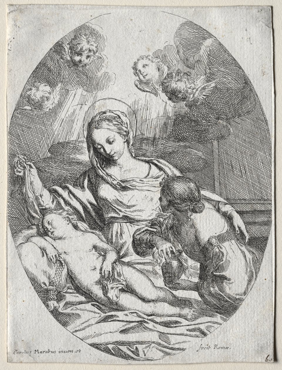 Madonna und Kind mit der Magdalena von Carlo Maratti