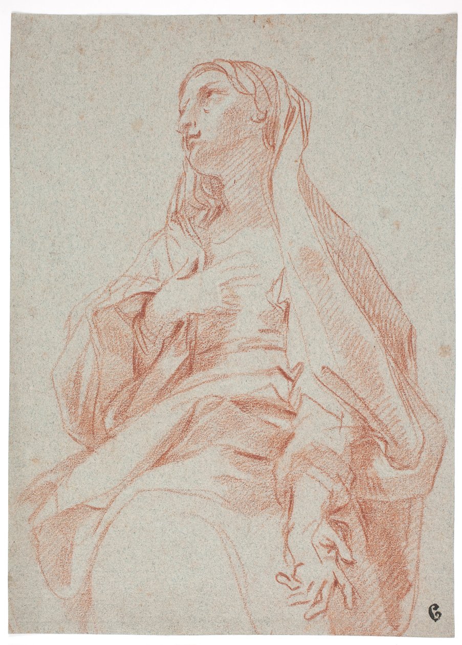 Die Madonna macht eine Fürbittgeste von Carlo Maratti