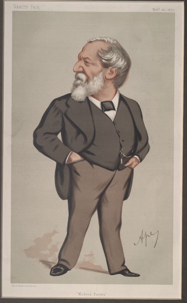 Robert Browning, Vanity Fair, 20. November 1875 von Carlo Pellegrini