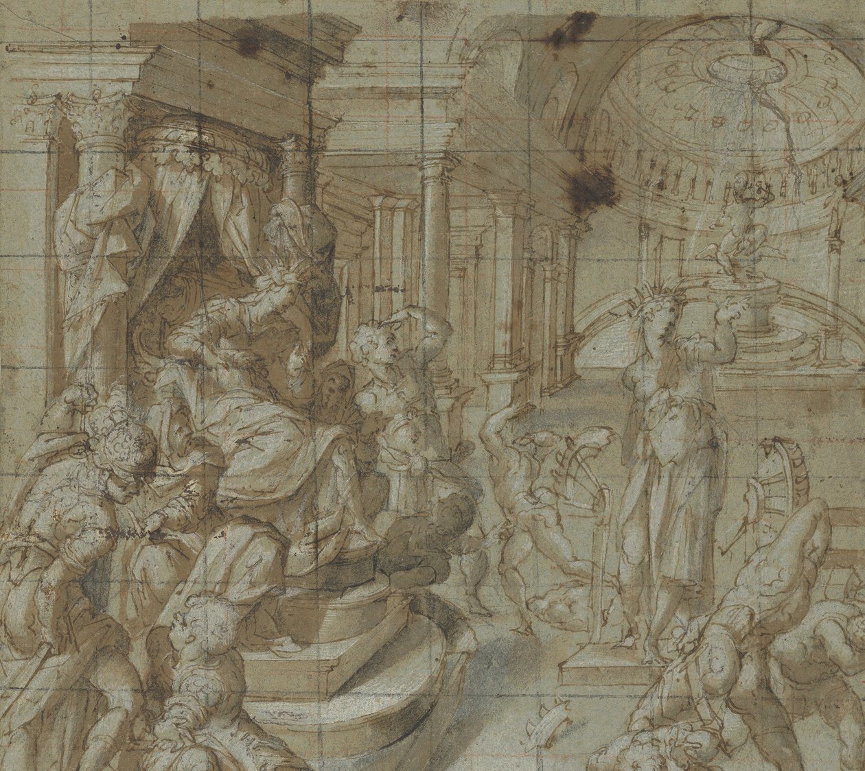 Das Martyrium der heiligen Katharina von Alexandria, 1560-70 von Carlo Portelli