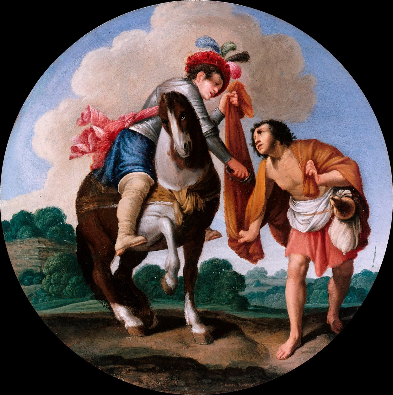 Heiliger Martin und ein Bettler von Carlo Saraceni