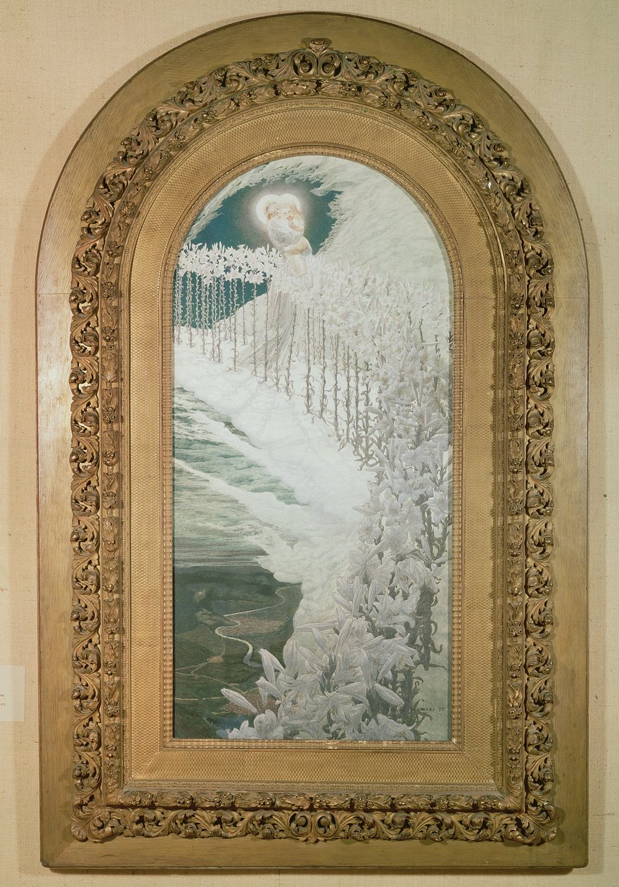 Jungfrau der Lilien, 1899 von Carlos Schwabe