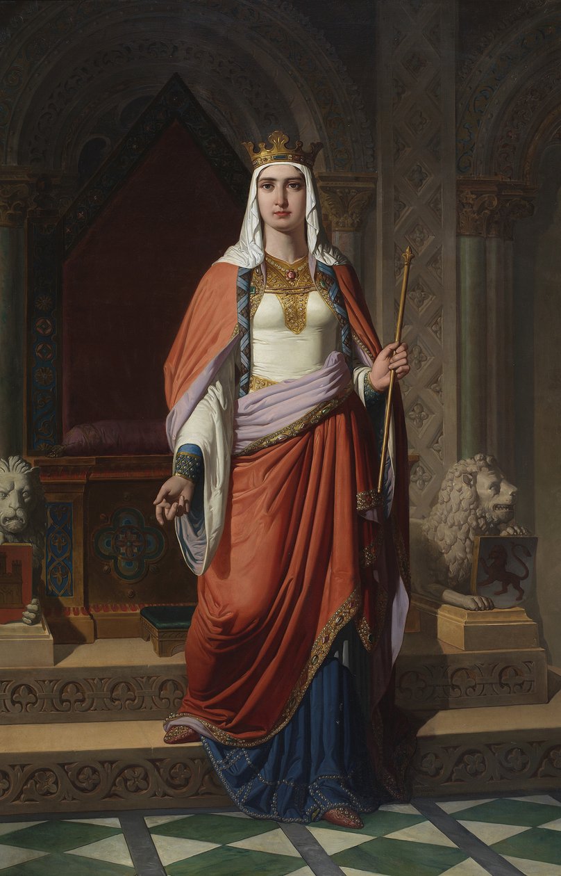 Königin Urraca von León und Kastilien, 1857 von Carlos Múgica y Pérez