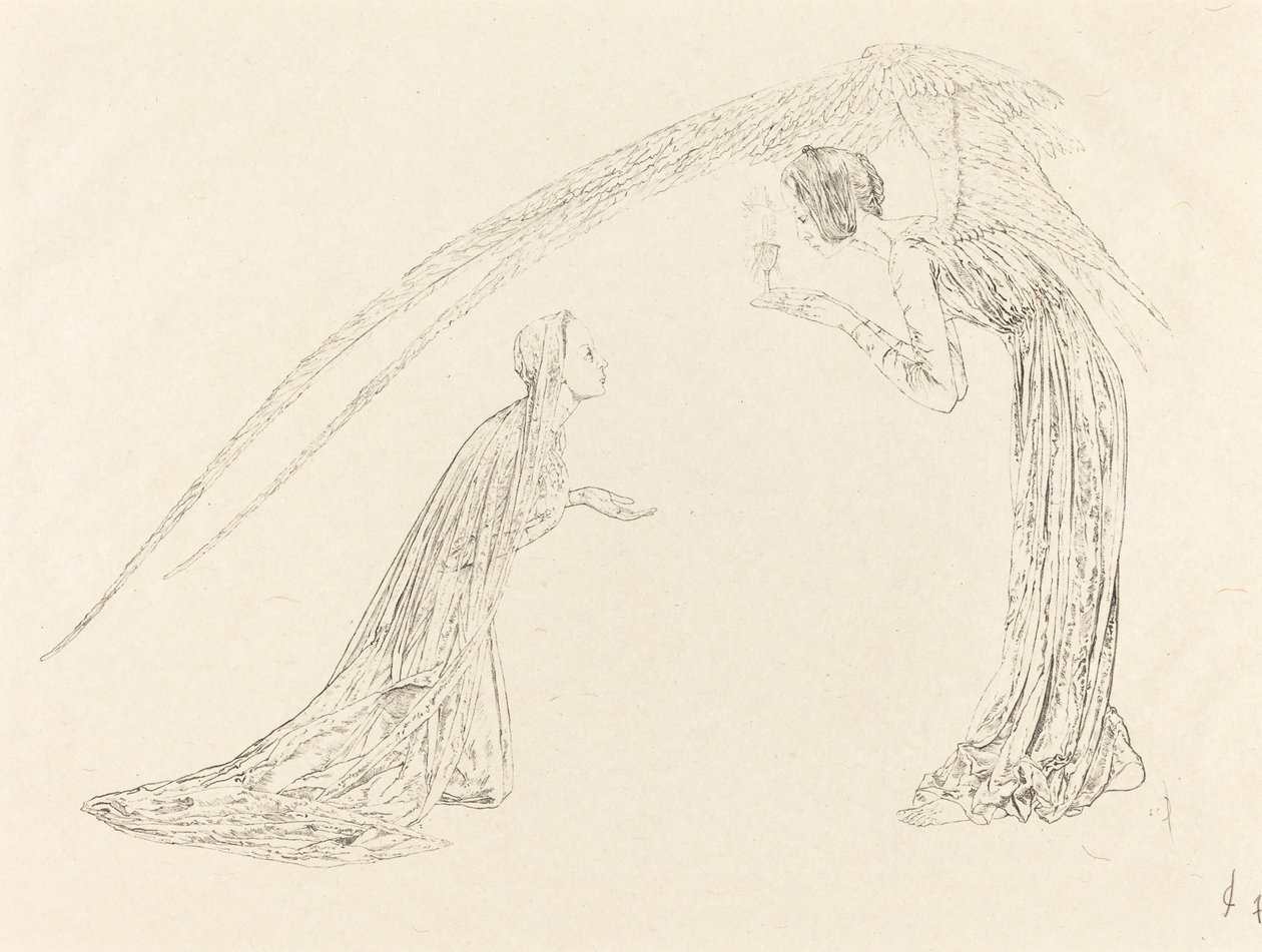 Die Verkündigung von Carlos Schwabe