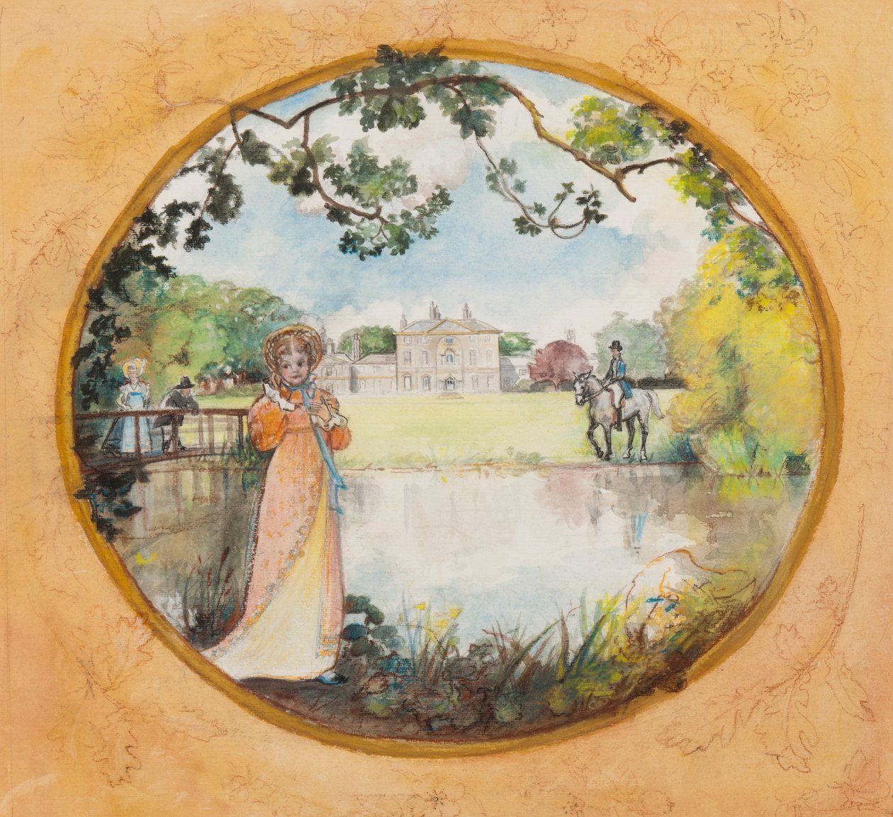 Mr. Darcy nähert sich, 2008 von Caroline Hervey Bathurst