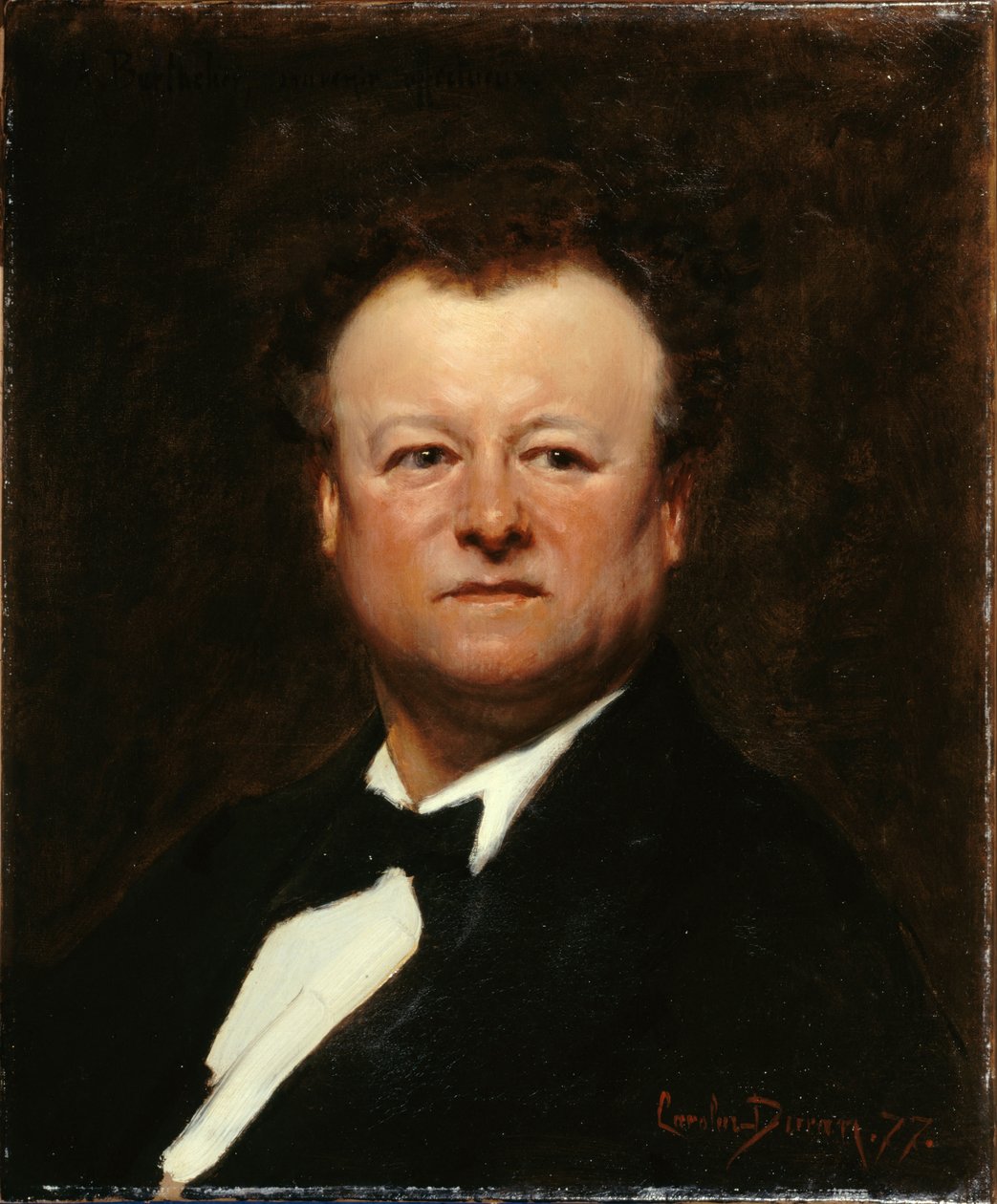 Porträt von Jean-François Berthelier (1830-1888), Sänger von Carolus Duran