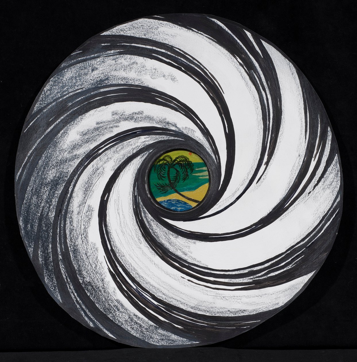 Linsenschwirl mit Palme, 2005 von Carolyn Hubbard Ford