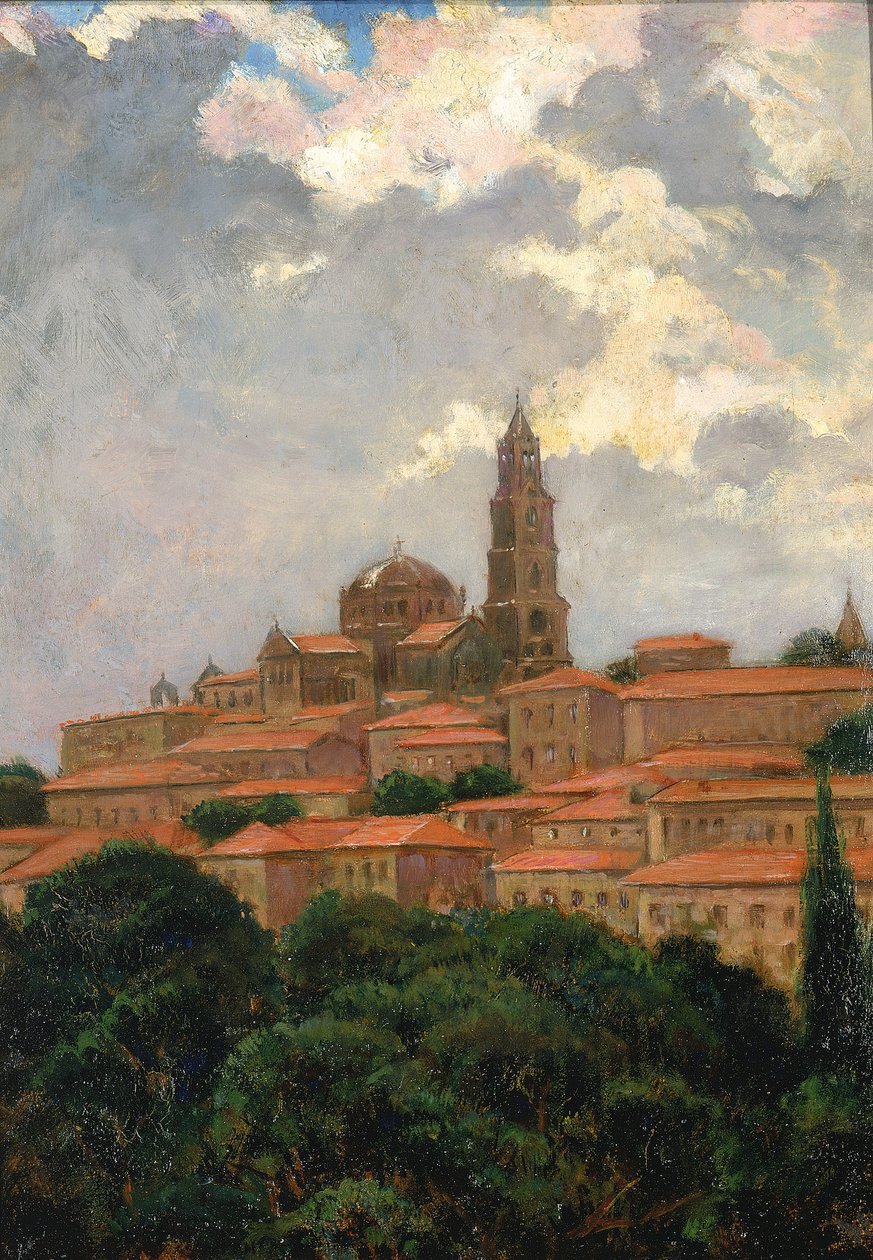 Kathedrale in le Puy, 1911 von Carroll Beckwith