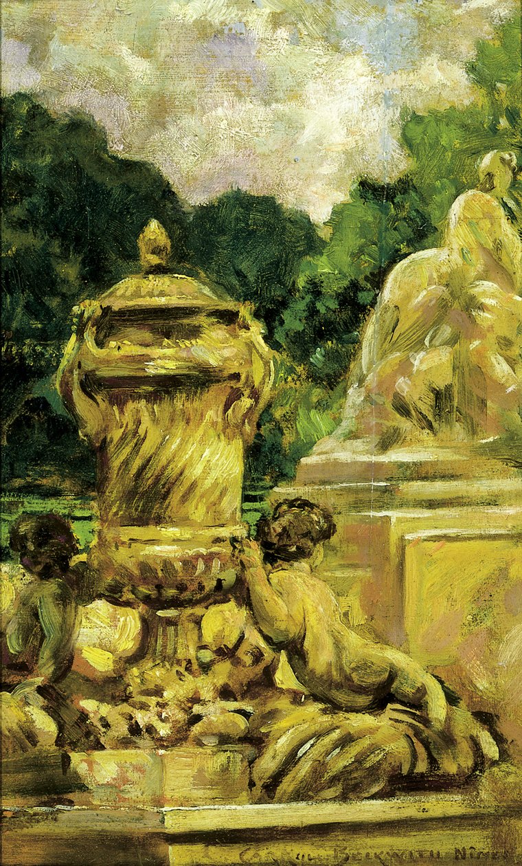 Jardin de la Fontaine in Nîmes, Frankreich von Carroll Beckwith