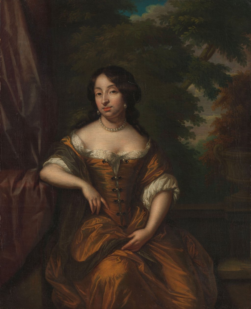 Porträt von Anna Maria Hoeufft von Caspar (after) Netscher