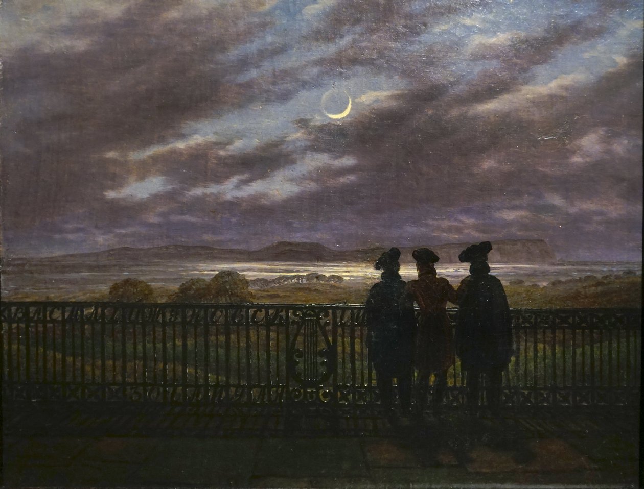 C.D. Friedrich Brüder A. und S. Turgenev und V. Zhukovsky 1827 von Caspar David Friedrich