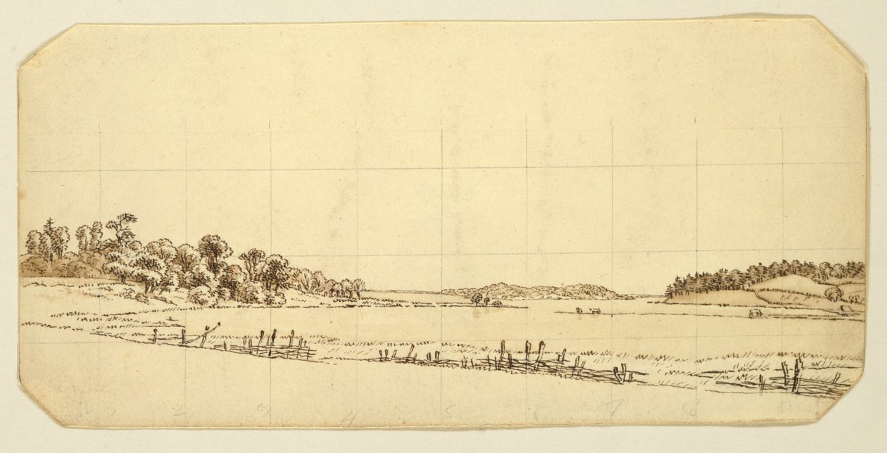 Am Seeufer, 1802-3 von Caspar David Friedrich